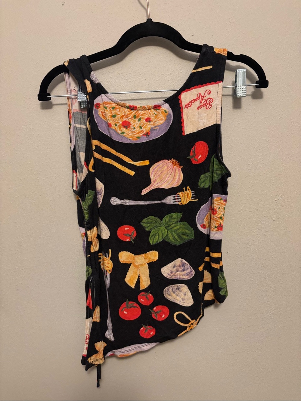 Erin Tank LISA SAYS GAH - Buon Appetito Black L - Picture 6 of 12